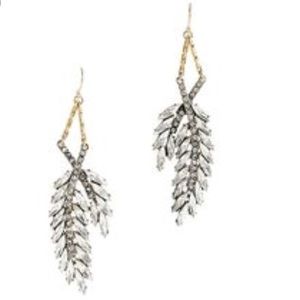 Lulu Frost for Jcrew crystal wheat earrings